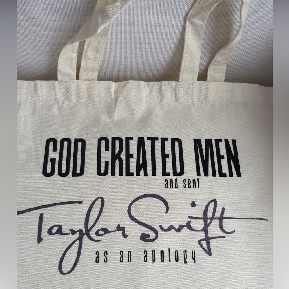 Taylor Swift Tote inscribed perfectly to describe our fav song writer & artist!